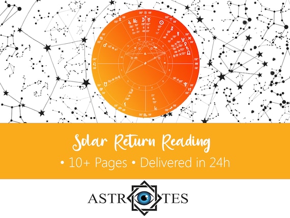 Solar Return Reading | Birthday Astrology Forecast | Sidereal Vedic Year Ahead Report | Same Day PDF