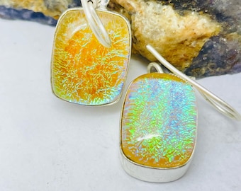 AAA+ Opal Overlay Earrings Handmade Earrings Artisan Jewelry Gift for Her Unique Gemstone Earrings Special Occasion Jewelry Unique Earrings