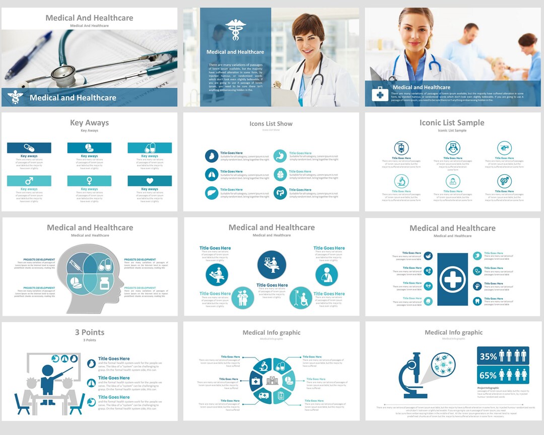 Medical Powerpoint Template, Nursing Presentation Template, Medical ...