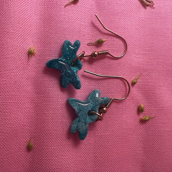 Sparkly Dragonfly earrings