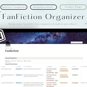The Fan Fic Journal - Digital Printable PDF Reading Tracker for Fan Fiction  - Valerie Gritsch's Ko-fi Shop - Ko-fi ❤️ Where creators get support from  fans through donations, memberships, shop sales