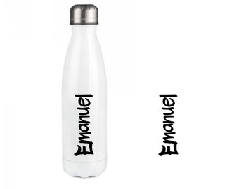 Personalisierte Trinkflasche mit Namen Thermobecher Geburtstag Geschenkidee Weihnachtsgeschenk_0012E