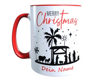 Personalisierte Tasse mit Namen Kaffeetasse Geschenkidee Geburtstag Weihnachtstasse_Jesus_0065T