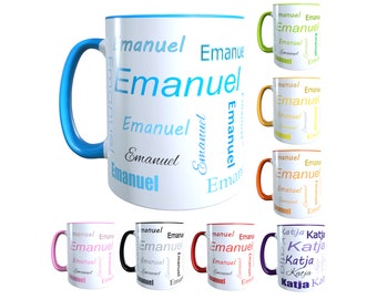 Personalisierte Tasse mit Namen Kaffeetasse Geschenkidee Geburtstag Weihnachtstasse_0010T