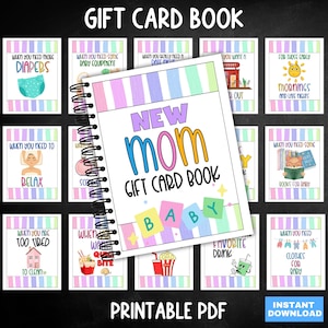 Carte-cadeau pour nouvelle maman, cadeau de baby shower à imprimer, carte-cadeau pour nouvelle maman, cadeau de grossesse, cadeau future maman, cadeau pour jeune parent