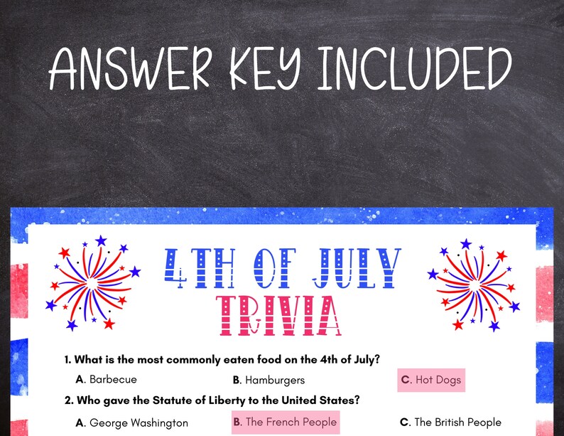 4th july independence day quiz