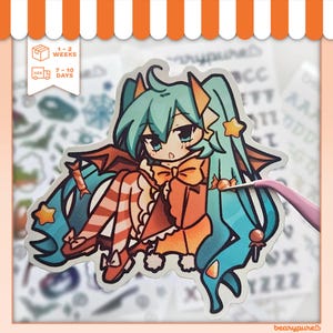 Hatsune Miku Halloween Sticker