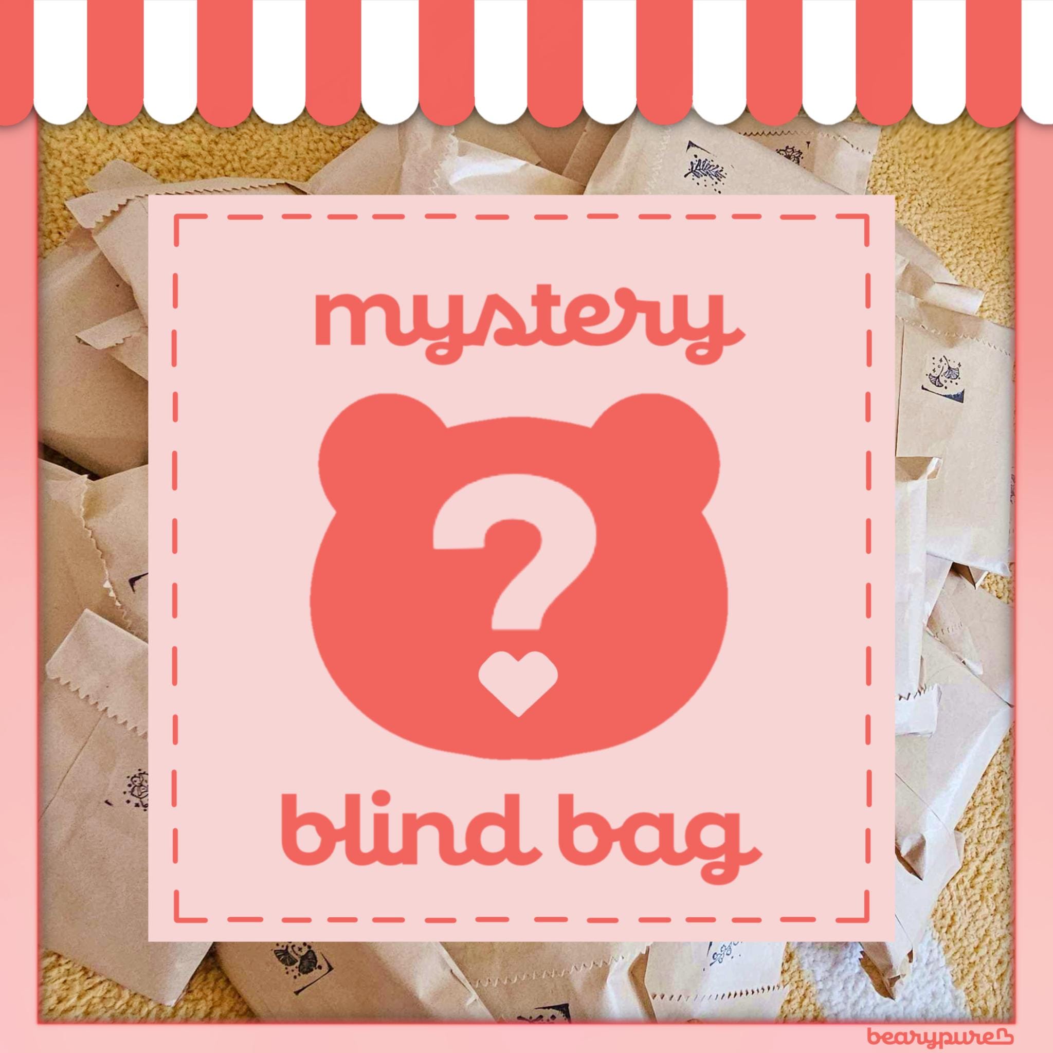 Mystery B Grade Blind Grab Bags | Stickers, Pins, Buttons, Sheets, Prints, Discounted, Discounted, Overstock
