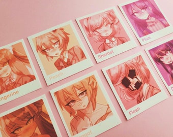 DISCONTINUING SOON Doki Doki DDLC Game Hue Sticker Pack