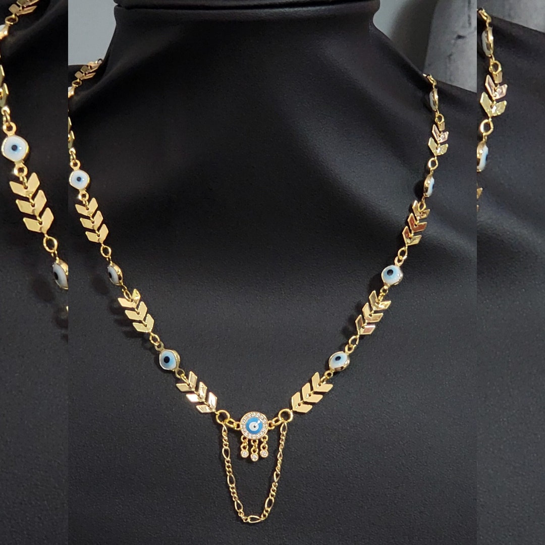 Golden Ember Choker Evil Eye main image 1