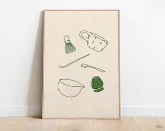Matcha Lover Art Print: Kitchen Wall Decor (Digital Download)