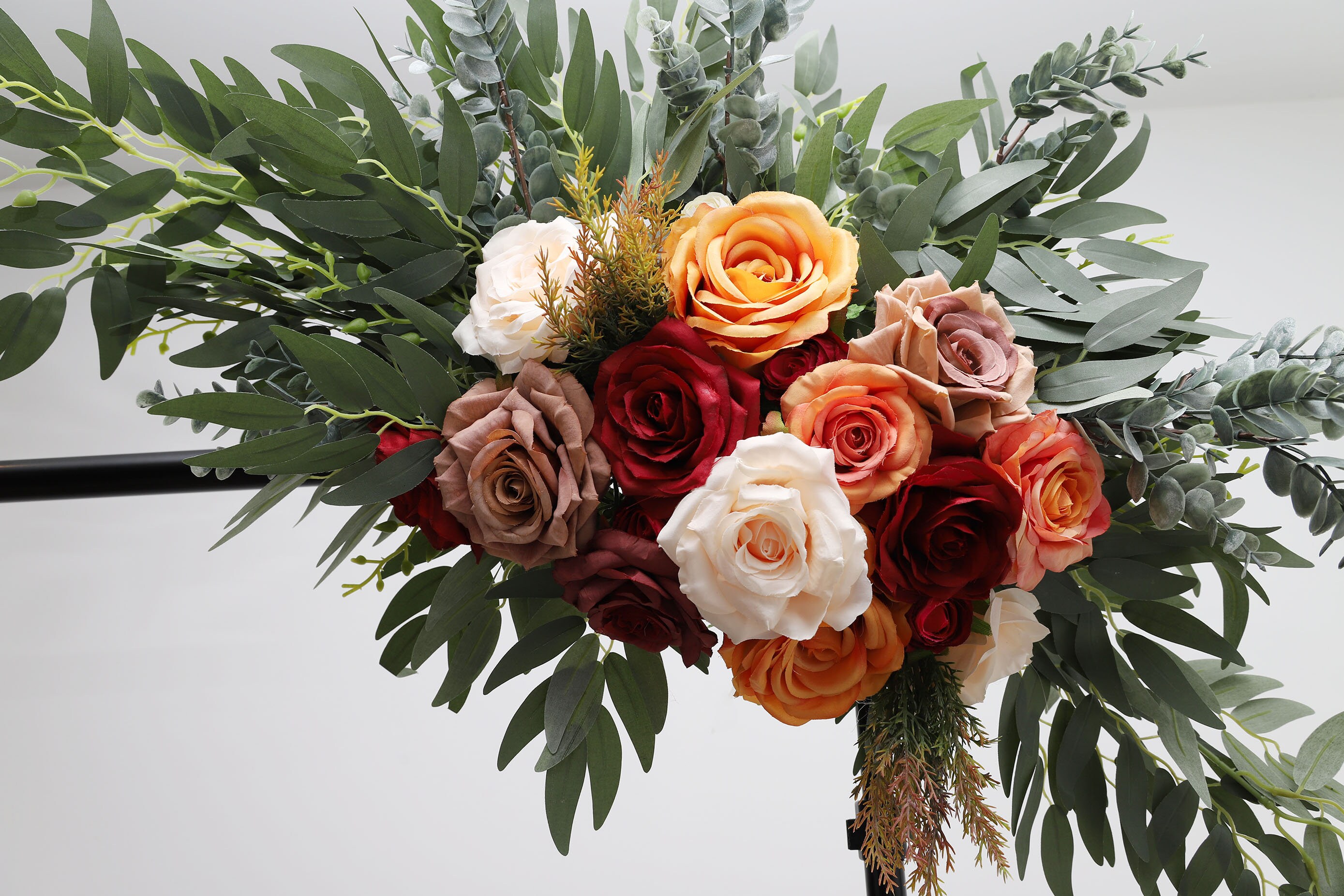 A&F Wedding Arch Flowers, Silk Floral Decoration, Wedding Decor , Events Rose Garland Flower