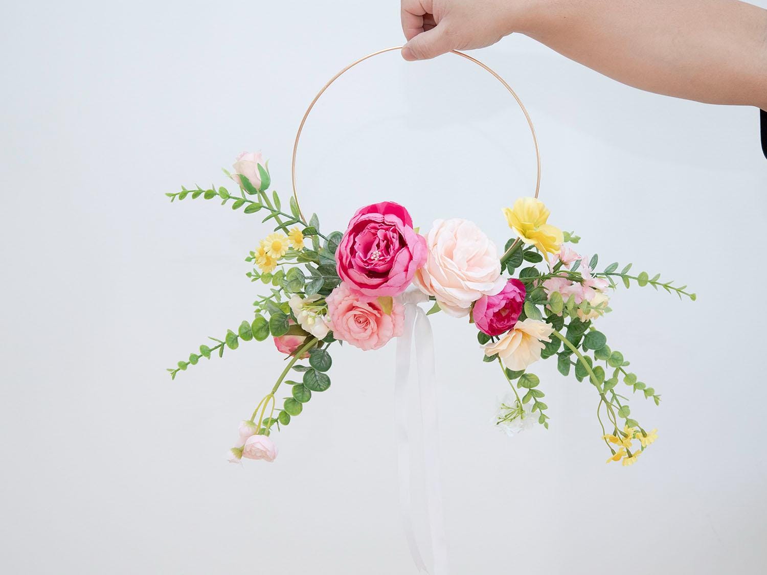 Pearl Hoop Bouquet - Etsy
