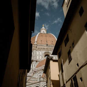 SET OF THREE Florence Italy Streets, Original Photography Prints