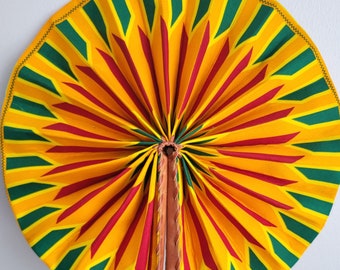 Hand Held Fan, Sunflower Style, Bright and colorful.