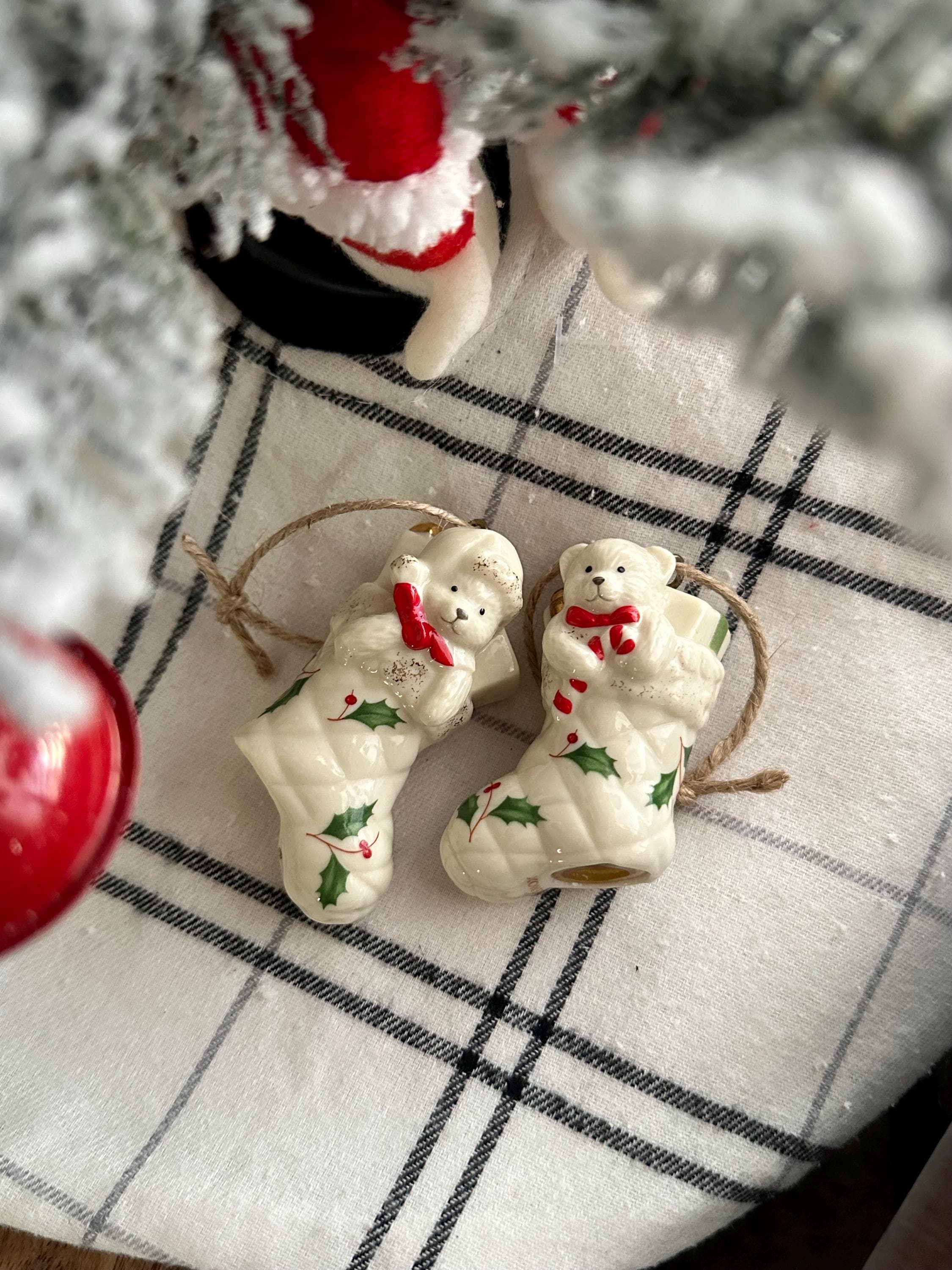 Vintage Lenox Christmas Ornaments - Etsy