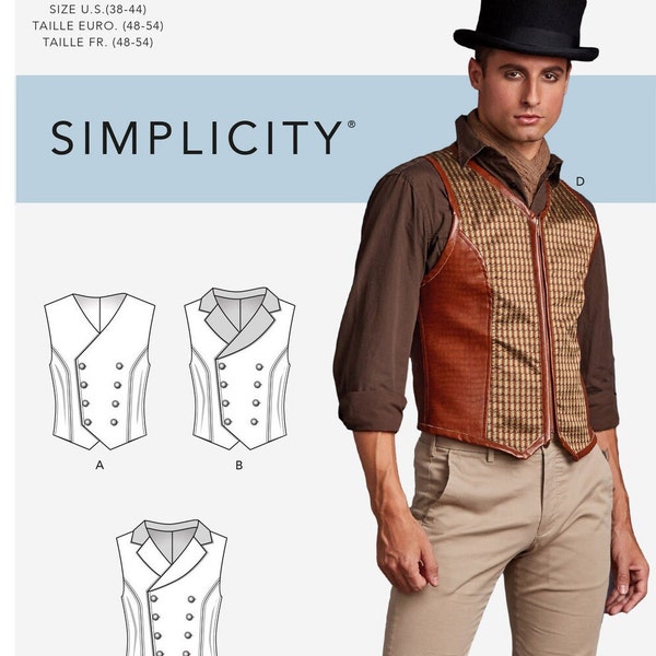 Simplicity S9087 - Men's Corset Vests