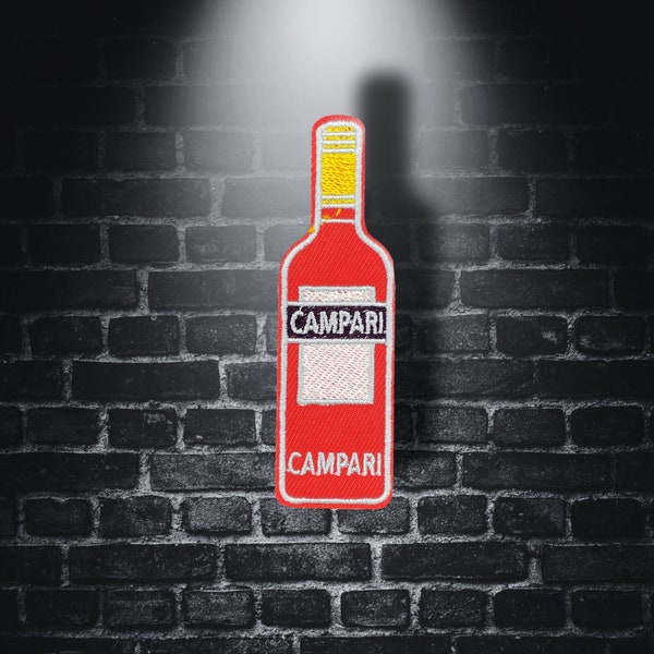 CAMPARI - Iron on Patch - @thepatchalley