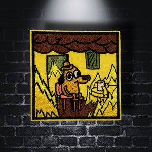 EVERYTHING IS FINE  - Iron on Patch - @thepatchalley