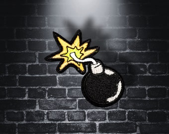 TINY DAMAGE - Iron on Patch - @thepatchalley