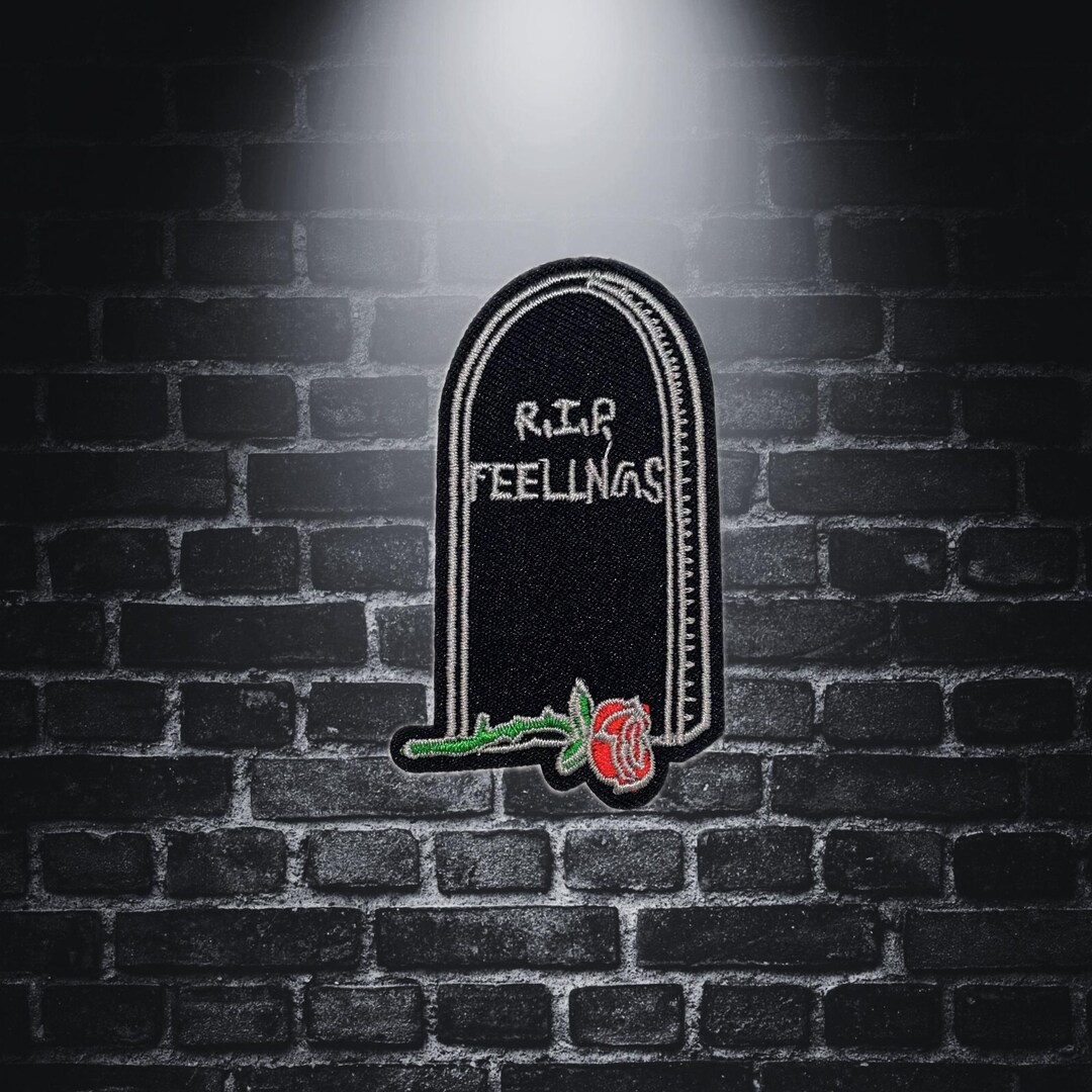 Felt A Rip RIP Feelings - Iron on Patch - @thepatchalley - Etsy