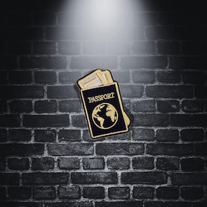 MINI PASPOORT - Opstrijkbare patch - @thepatchalley