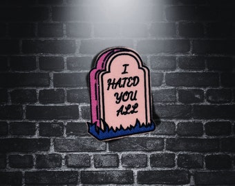 FINAL SAY - Iron on Patch - @thepatchalley