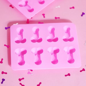 Silicone Penis Dick Ice Cube Tray prank Jelly Candy Mold Night Hen Party  funny