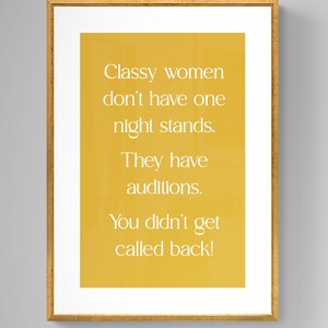 Noble Frauen haben keine One Night Stands Zitat Wand Kunst Druck Für Zuhause Sofortiger Download Wand Kunst Druck Geschenk Für Freund Wandkunst