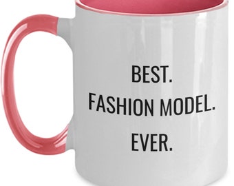 Fashion model gifts, Fashion model coffee mug,  Fashion gift idea, Two-toned coffee mug