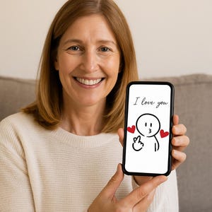 Tarjeta electrónica animada en formato MP4 para mamá: un mensaje emotivo para el Día de la Madre o cumpleaños con música.