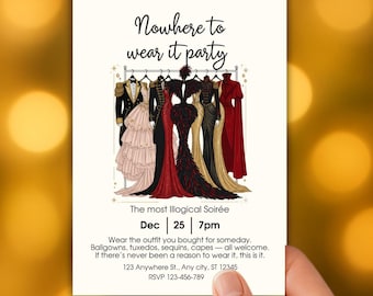 dress up party wording Invitations