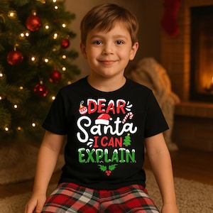 Lieber Santa I Can Explain SVG: Lustige Weihnachts Clipart (Digitaler Download)
