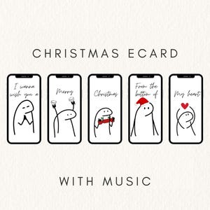 Animierte Weihnachtsecard mit Musik - "I Wanna Wish You a Merry Christmas" | Digitale Weihnachtskarte | Weihnachts Postkarte (MP4)