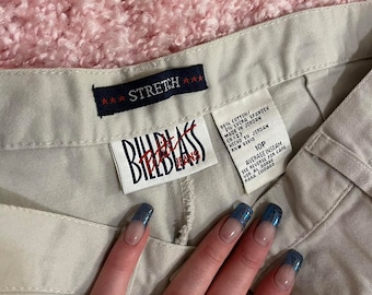 Vintage 90s bill blass high waisted tan pants size 10