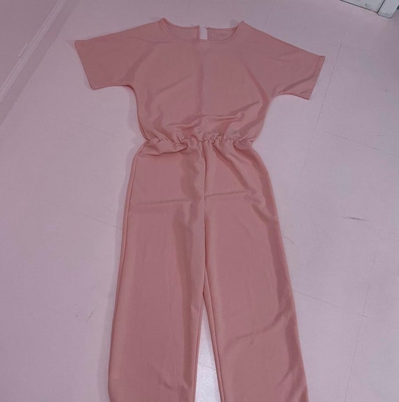 vintage 90s bubblegum pink onesie jumpsuit - image 2