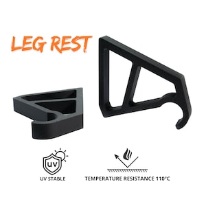 Apoio para pernas para Thule Urban Glide 2 (suporte para pernas) - posição de descanso, posição deitada