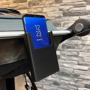 Phone holder for Thule Urban Glide 2 + 1, Glide 1 + 2 and Double (with adapters)