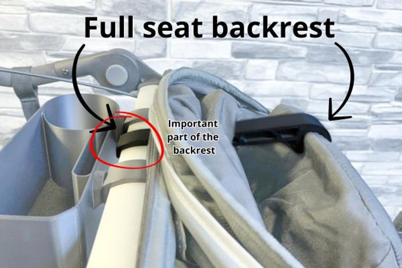 Full seat backrest for Thule Urban Glide 2 zdjęcie 1