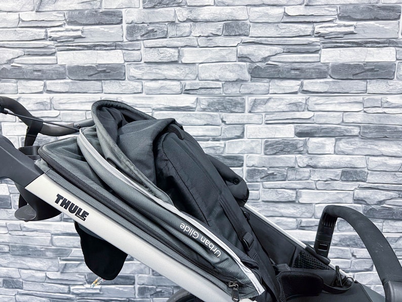 Set of accessories for Thule Urban Glide 2 Leg rest, Cup Holder, Mobile Holder, Full seat Backrest imagem 8