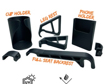 Set of Accessories for Thule Urban Glide 2 - Leg rest, Cup Holder, Mobile Holder, Full seat Backrest