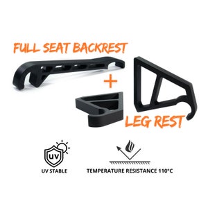 Conjunto de 2 acessórios para Thule Urban Glide 2 - Apoio para as pernas e encosto completo