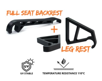 Set of 2 Accessories for Thule Urban Glide 2 - Leg rest and Full seat Backrest