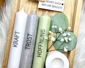 Mourning Candle Set - A gift of comfort, solace, and hope | Take what you need | Light of comfort | Remembrance light | Source of solace