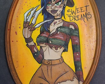 Freddy girl  horror decor