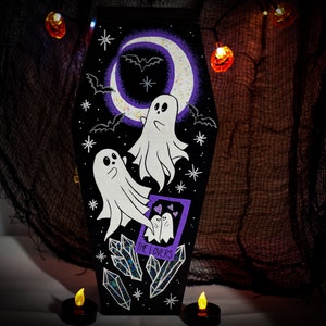 Ghost Lovers Coffin Occult Creepy Cute Decor