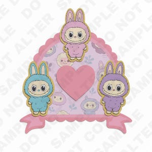 Labubu Birthday Cake Topper Tortendeko Geburtstag Torte Tortenstecker Geburtstag Tortendeko Labubu Geburtstag