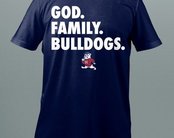 God, Family, Bulldogs. South Carolina State University Graphic Tee