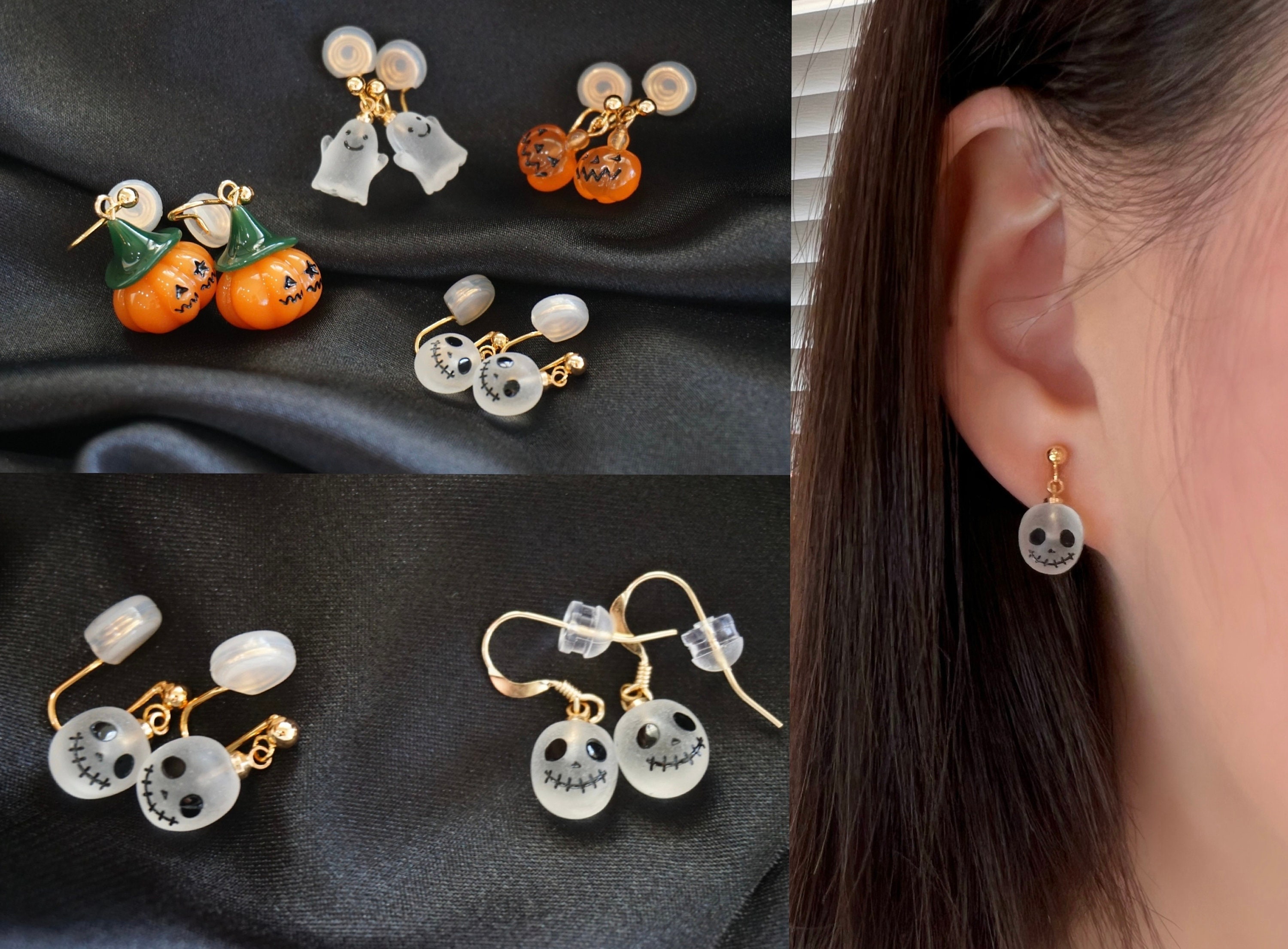 HALLOWEEN STICK ON EARRINGS - The Toy Box