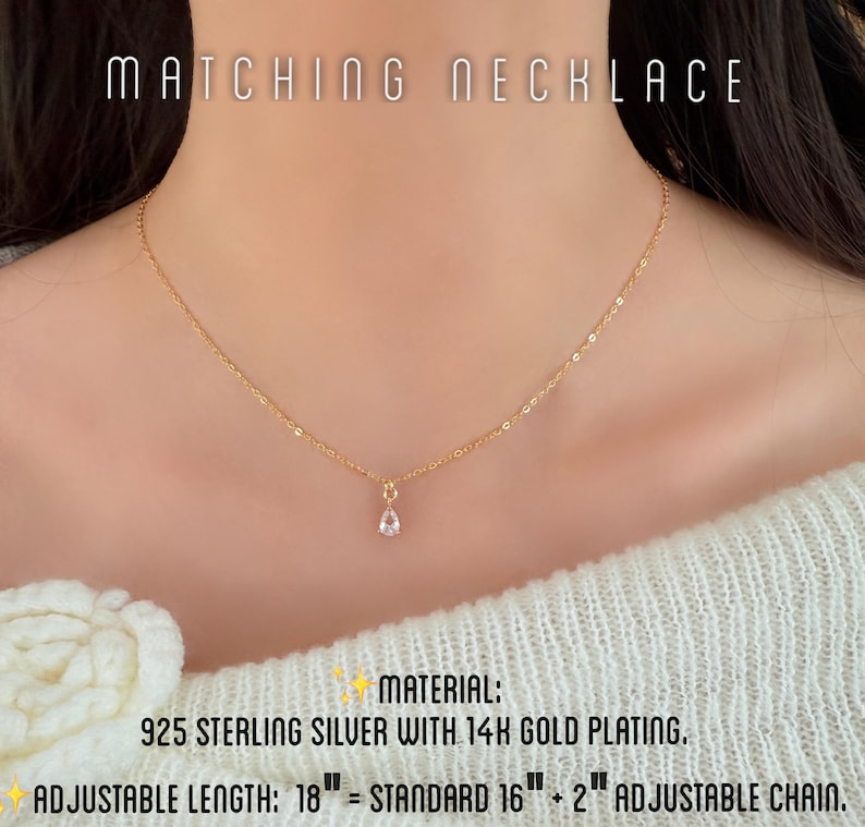 Op de afbeelding: Een delicate gouden ketting met een klein, traanvormig hangertje. De ketting is gemaakt van 925 sterling zilver met 14 karaat verguld. De ketting is verstelbaar van 40 tot 45 centimeter.